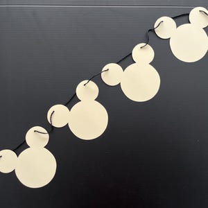 Mickey Mouse Banner, Modern Mickey Mouse Decor, Disney Birthday Banner, Minimalist Mickey Banner, Disney Decorations, Mickey Mouse Birthday