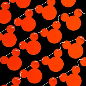 Mickey Mouse Banner, Modern Mickey Mouse Decor, Disney Birthday Banner, Minimalist Mickey Banner, Disney Decorations, Mickey Mouse Birthday