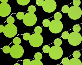 Mickey Mouse Banner, Modern Mickey Mouse Decor, Disney Birthday Banner, Minimalist Mickey Banner, Disney Decorations, Mickey Mouse Birthday