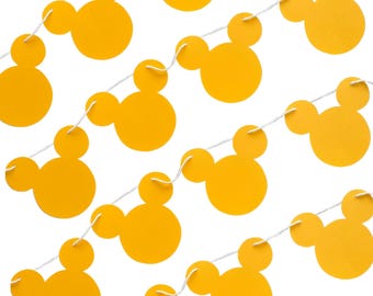 ミッキーマウスバナー、モダンなミッキーマウスの装飾、ディズニーバースデーバナー、ミニマリストミッキーバナー、ディズニーデコレーション、ミッキーマウスバースデー