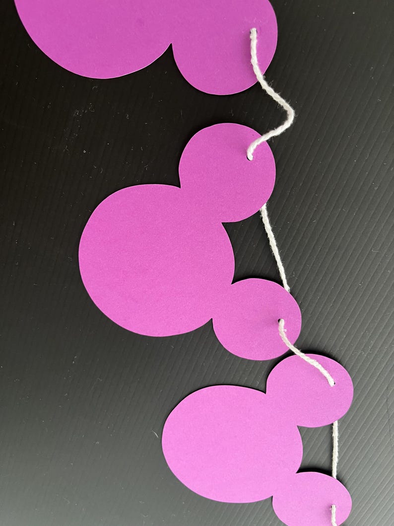 Banner de Mickey Mouse, decoración moderna de Mickey Mouse, banner de cumpleaños de Disney, banner minimalista de Mickey, decoraciones de Disney, cumpleaños de Mickey Mouse imagen 5