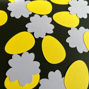 Easter Confetti, Spring Confetti, Easter Party Decorations, Easter Table Decor, Spring Party Decor, Easter Egg Confetti, Flower Confetti