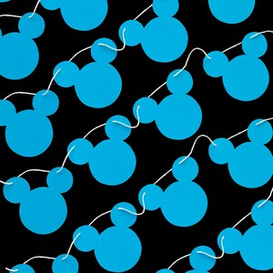 Mickey Mouse Banner, Modern Mickey Mouse Decor, Disney Birthday Banner, Minimalist Mickey Banner, Disney Decorations, Mickey Mouse Birthday