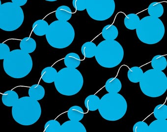 Faixa do Mickey Mouse, Decoração moderna do Mickey Mouse, Faixa de aniversário da Disney, Faixa minimalista do Mickey, Decorações da Disney, Aniversário do Mickey Mouse