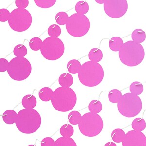 Banner de Mickey Mouse, decoración moderna de Mickey Mouse, banner de cumpleaños de Disney, banner minimalista de Mickey, decoraciones de Disney, cumpleaños de Mickey Mouse imagen 4