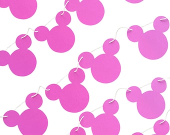 Mickey Mouse Banner, Modern Mickey Mouse Decor, Disney Birthday Banner, Minimalist Mickey Banner, Disney Decorations, Mickey Mouse Birthday