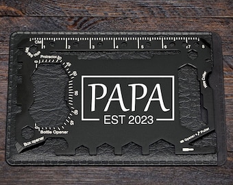 Regalo para el futuro papá, regalo para papá primerizo, regalo personalizado para el Día del Padre para el futuro papá, tarjeta insertable para billetera con ecografía, regalo de embarazo para papá