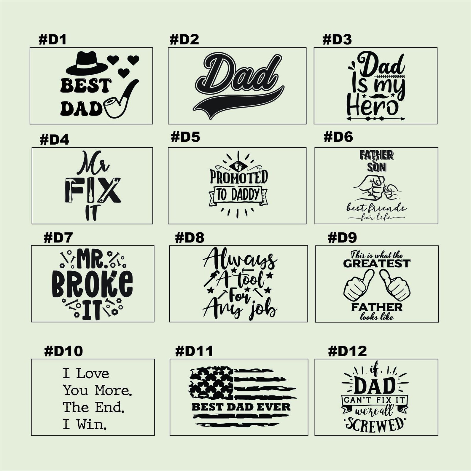 Funny Dad Description Quote, Father's Day Gift, Wallet Insert Card Gift ...