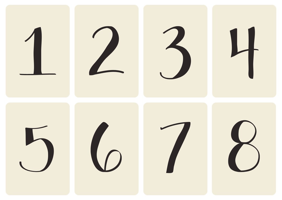 Printable Basic Math Flashcards - Etsy