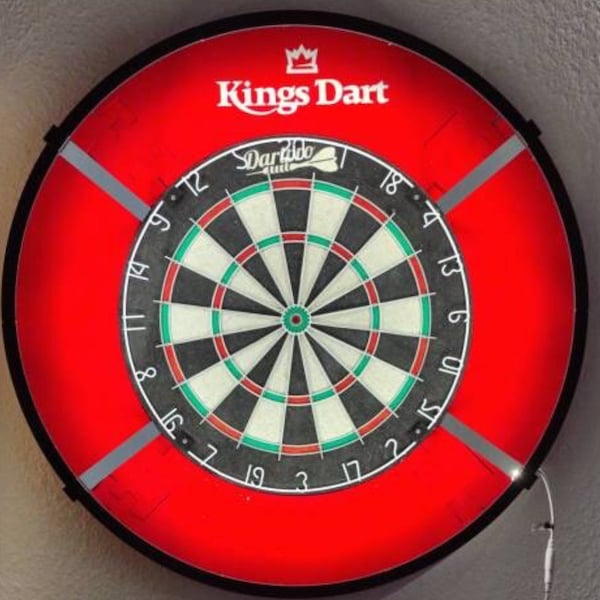 3D-gedruckter Lichtring für Dartboards - Optimale Beleuchtung für Steeldart und Granboard 132