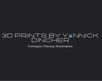 Maßgeschneiderter 3D-Druck-Service: Hochwertige, präzise und schnelle Lösungen bei '3D Prints by Yannick