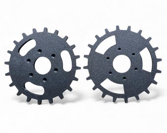 Spikes für Mammotion Luba 1, 2 & Mini AWD – Robuste PETG Zusatzräder für mehr Grip – Mähroboter Zubehör inkl. Montagematerial – Schwarz