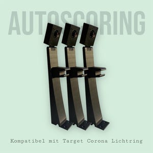 Camera mounts for car darts – Compatible with Winmau Plasma & Target Corona Ring Light