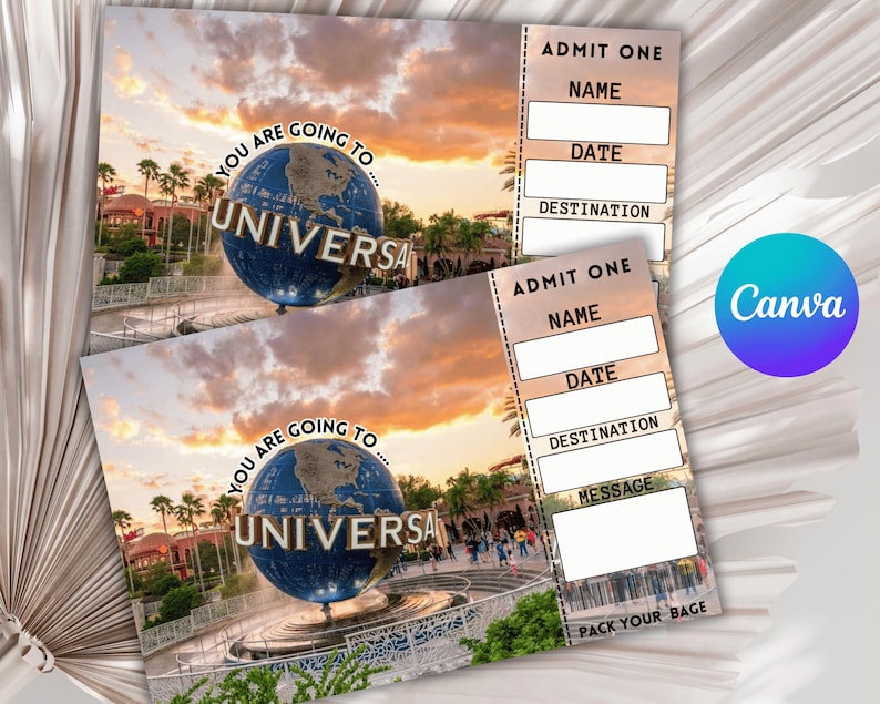 universal-studios-ticket-theme-park-trip-reveal-custom-surprise