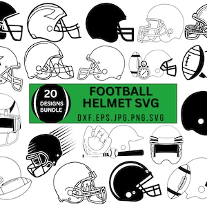 Football Helmet Svg Bundle, Football Clipart, Football Shirt Svg, Sports Svg, Football Svg Bundle, Game Day Svg, Svg Files For Cricut