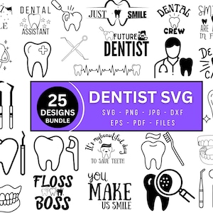 Dentist Svg Bundle, Dental Assistant Svg, Dental Svg Bundle, Dentist Png, Dental Svg, Medical Svg, Dentist Shirt Svg, Svg Cut File