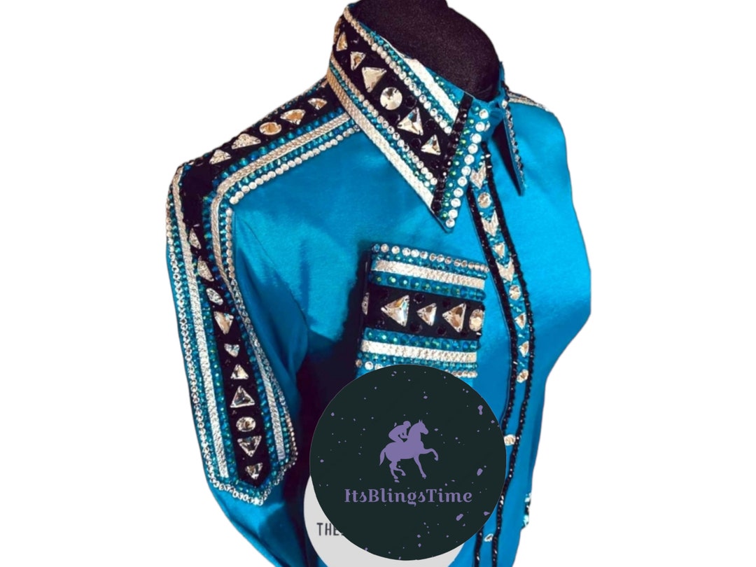 Western Show Shirt Rail Shirt Showmanship Shirt Show Etsy