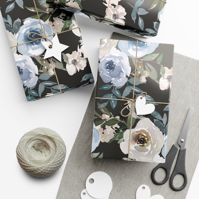 Floral Gift Wrap, Gifting, Present Wrap, Gift Wrap, Flowers