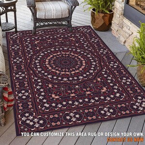 Persian Rug, Traditional Rug, Floral Rug, Rug for Living Room, Traditional Carpet, Vintage Rug, Area Rug, Ethnic Rug, Living Room Rug, MPR