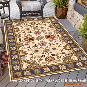 Ethnic Rug, Vintage Rug, Floral Rug, Area Rug, Traditional Rug, Rug for Living Room, Traditional Carpet, Living Room Rug, Persian Rug, MPR