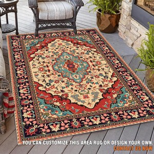 Vintage Rug, Area Rug, Traditional Rug, Persian Rug, Ethnic Rug, Rug for Living Room, Traditional Carpet, Living Room Rug, Vintage Style