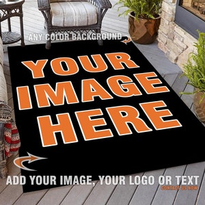 Custom Rug, Custom Rug with Your Logo, Logo Area Carpet, Business Rugs, Design Your Custom Rugs, Custom Carpet, Personalized Rug, Area Rug