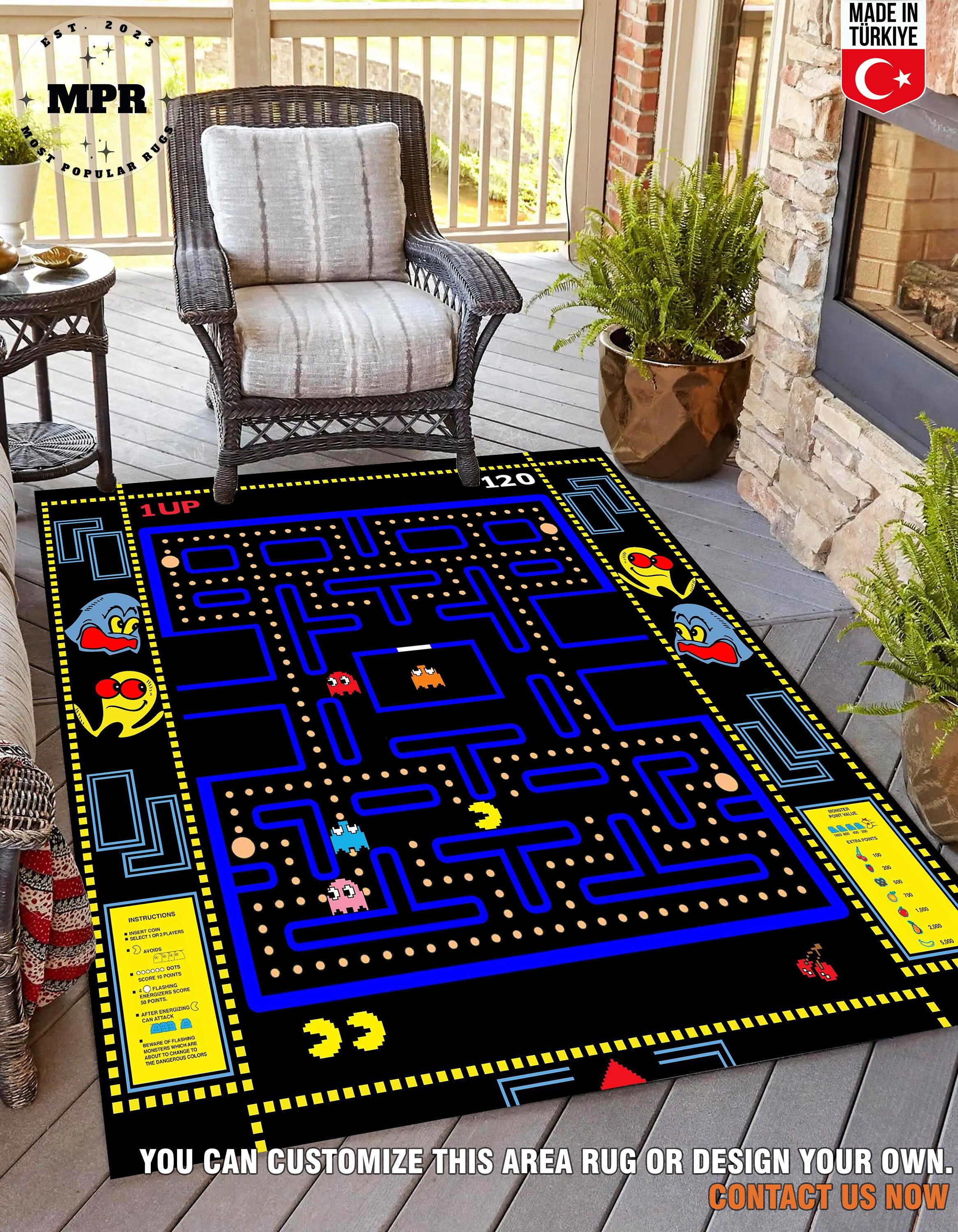 44.5×101 \"Play with ” ViNTAGE RUG Vintage Area Rug Machine Washable Oriental Distressed Carpet