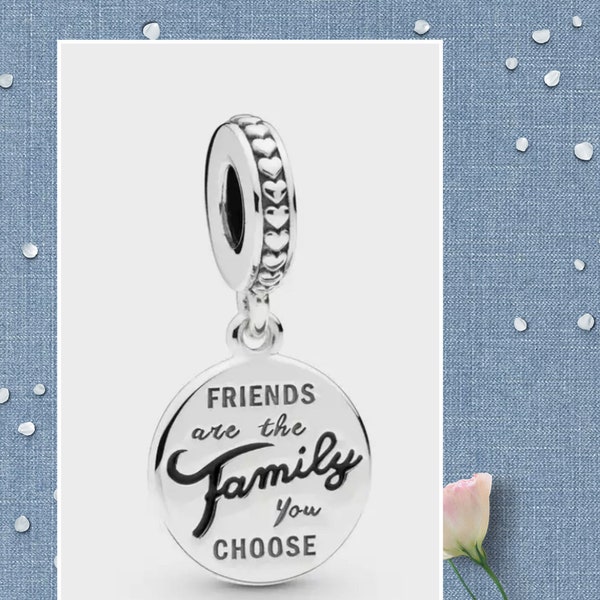FRIENDS are The Family Charm for European Bracelets, Necklace Pendants