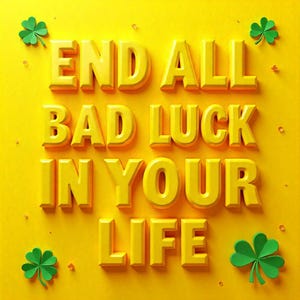 End All Bad Luck In Your Life