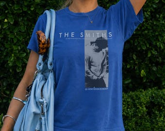 The Smiths How Soon Is Now Baby Tee Blue Graphic Shirt Indie Rock Band T Shirt