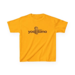 Yoshitomo Nara Graphic Baby Tee Yellow Japanese Art Shirt image 2