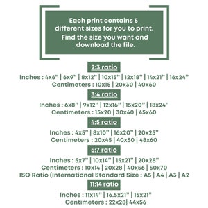 Peut inclure: Un guide des tailles d'impression num&eacute;rique avec diff&eacute;rents rapports d'aspect et tailles en pouces et centim&egrave;tres. Le guide comprend des tailles telles que 4x6", 6x9", 8x12", et 10x15" dans le rapport 2:3, et les mesures en centim&egrave;tres correspondantes.