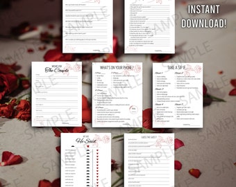 10 Printable Same Sex Wedding Shower Games Same Sex Shower Game Bundle ...