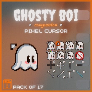 ghosty boi mouse cursors - full halloween pack of all 17 states