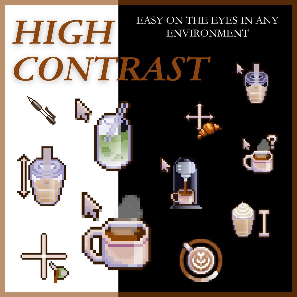 Coffeecore Animated Cursors - Full Aesthetic Pack of All 17 States - Etsy