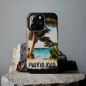 Puerto Rico iPhone Case,Case for iPhone 7, 8, X, 11, 12, 13, 14 & more,Gift for iPhones,Boricua Phone Case,Puerto Rican Gifts,PR Beach Cover