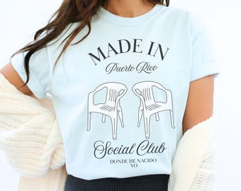 Made in Puerto Rico Comfort Colors® T-shirt,Puerto Rican Gifts,Puerto Rico Shirt,Boricua shirt,Gift for Puerto Rican,Puerto Rico Pride Shirt