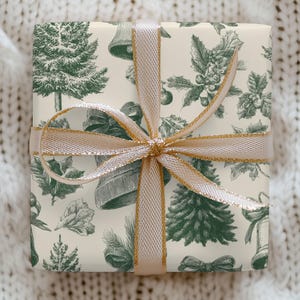 Christmas tree Wrapping paper,Christmas tree gift wrap,Christmas Wrapping Paper,Holiday Wrapping paper,Festive Gift Wrap,Vintage Gift Paper