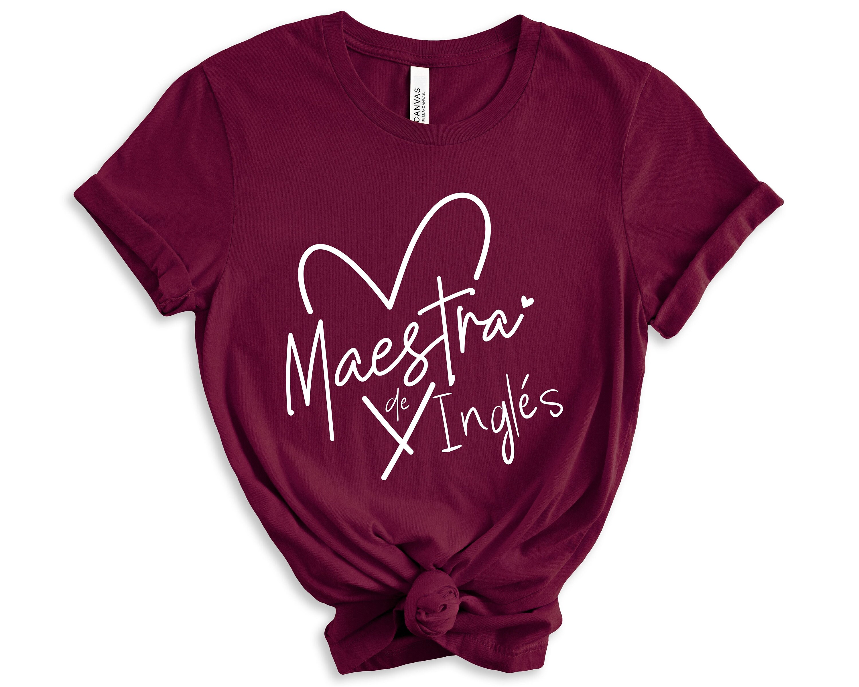 Maestra De Ingles Tshirt,maestra Bilingue Shirt,camisa De Maestra ...