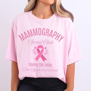 Mammography Tech Social Club Comfort Colors® T-shirt,Mammo Tech Tee,Mammo Shirt,Mammo Technologist t shirts,Mammogram T-Shirts,Mammo Gifts