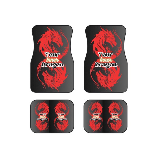 Dragon Car Mat Set Etsy