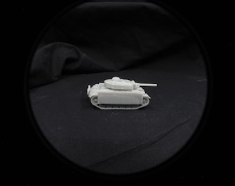 German Panzer IIIM tank with schürzen WW2 15mm 1/100 Flames of War
