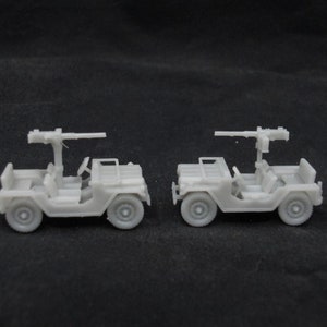 US M151 Armed Jeep 1/100 Flames of War Team Yankee