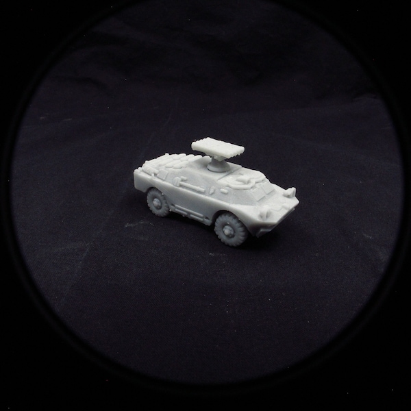 Soviet Warsaw Pact AT-5 Spandrel ATGM vehicle 3d print 15mm 1/100 Team Yankee