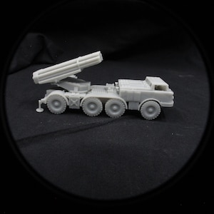 Sovjetisk BM-27 Uragan MRL 1/100 15 mm Flames of War Team Yankee