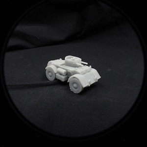 British T17E2 Staghound AA Armored Car 3d print 15mm 1/100 WW2 Flames of War