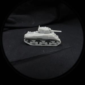 British Sherman V Tank WW2 3d print 15mm 1/100 Flames of War