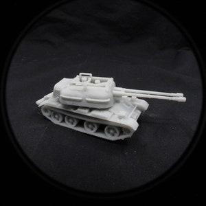 Soviet East Bloc ZSU-57-2 SPAAG firing 1/100 15mm Flames of War Team Yankee