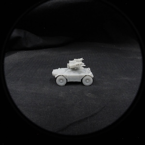 Britisches Frettchen ATGM Panzerwagen 15mm 1/100 Flames of War Team Yankee