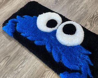 3D Cookie Monster: Keyboard/Desktop Rug
